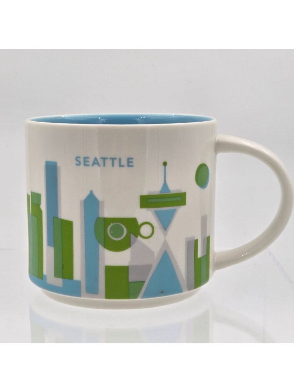 Starbucks You Are Here Seattle Travel Coffee Mug 2013 Reusable Hot Cup - Picture 3 of 11